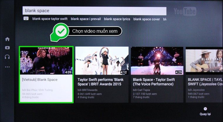 Hướng dẫn nghe nhạc và tắt màn hình trên Android tivi TCL 2018