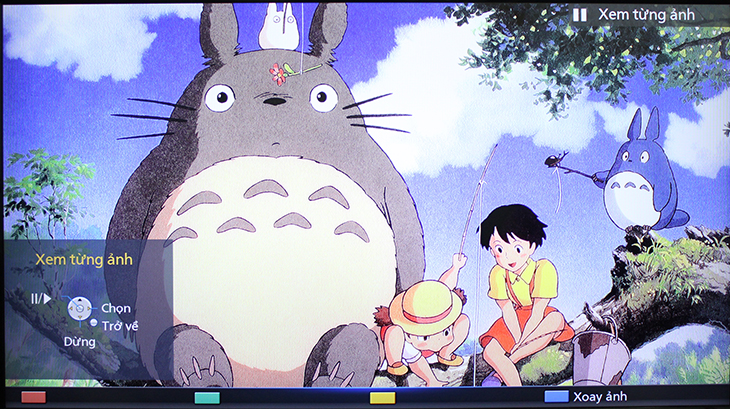 Chọn các mục tương ứng để xem nội dung trên USB