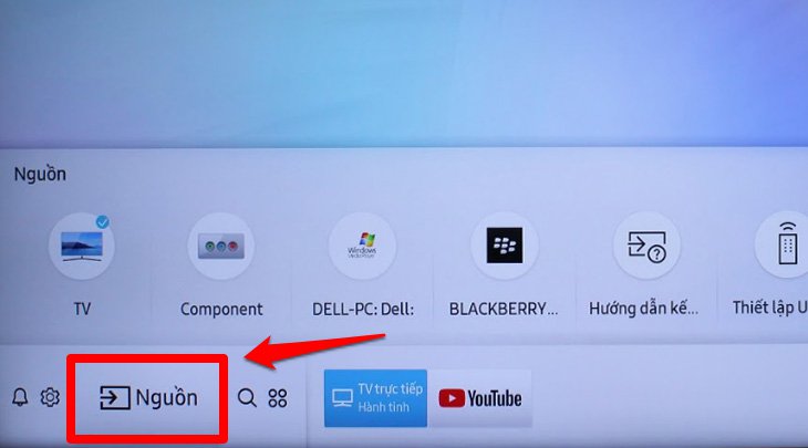 Hướng dẫn dò kênh trên Smart tivi Samsung 2018