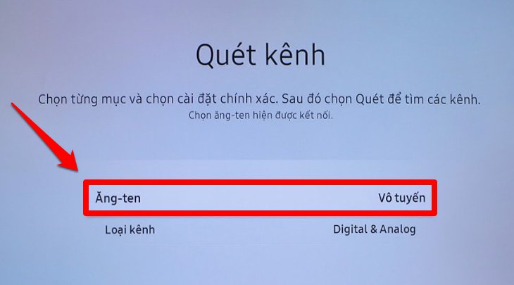 Hướng dẫn dò kênh trên Smart tivi Samsung 2018