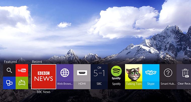 Hệ điều hành Tizen của tivi Samsung