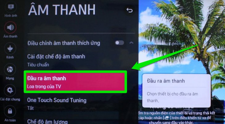Hướng dẫn kết nối loa bluetooth trên Smart tivi LG 2018