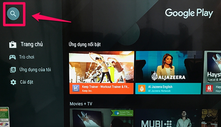 Hướng dẫn tải ứng dụng trên Android tivi Panasonic 2018