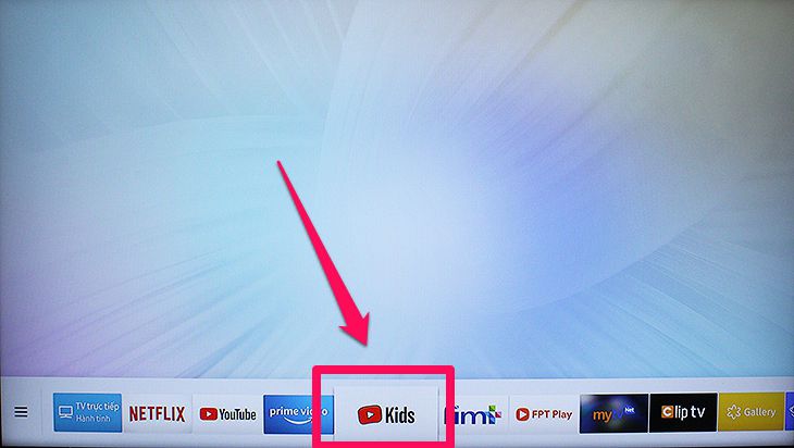 Hướng dẫn sử dụng ứng dụng Youtube Kids trên Smart tivi Samsung 2018