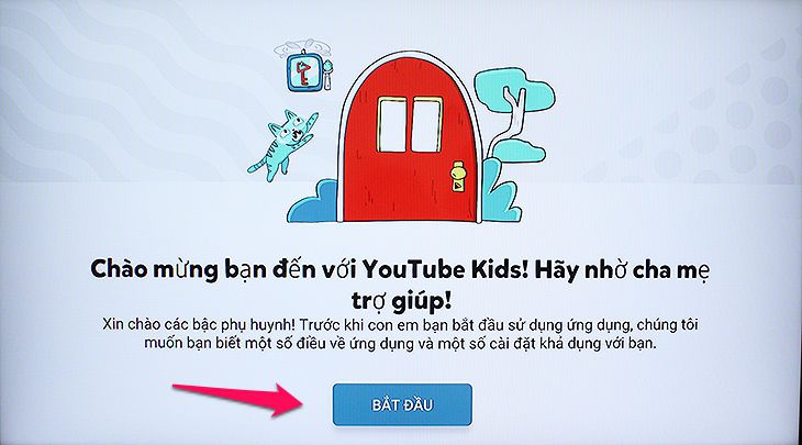 Hướng dẫn sử dụng ứng dụng Youtube Kids trên Smart tivi Samsung 2018