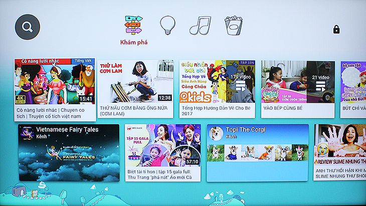 Hướng dẫn sử dụng ứng dụng Youtube Kids trên Smart tivi Samsung 2018