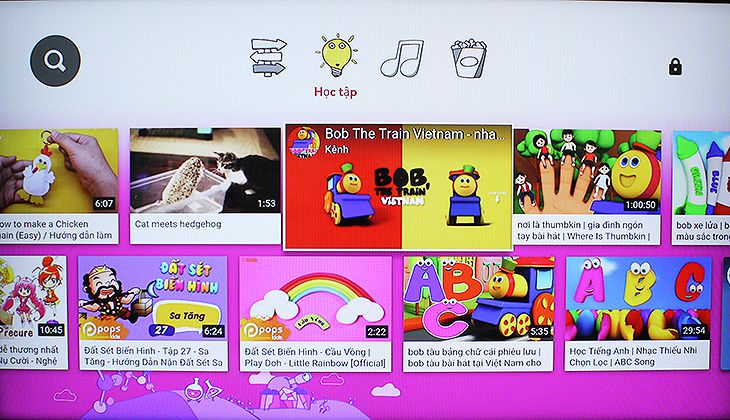 Hướng dẫn sử dụng ứng dụng Youtube Kids trên Smart tivi Samsung 2018