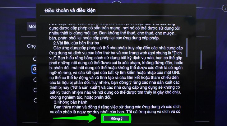 Các Bước Cài đặt ban đầu tivi TCL chạy hệ điều hành TV+OS