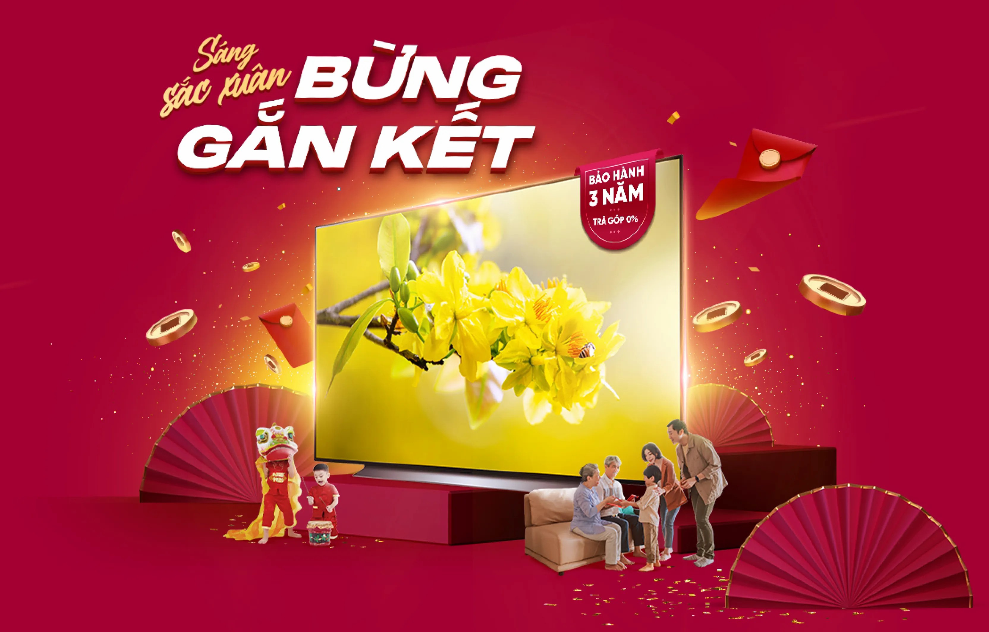 Chương trình khuyến mại SÁNG SẮC XUÂN – BỪNG GẮN KẾT