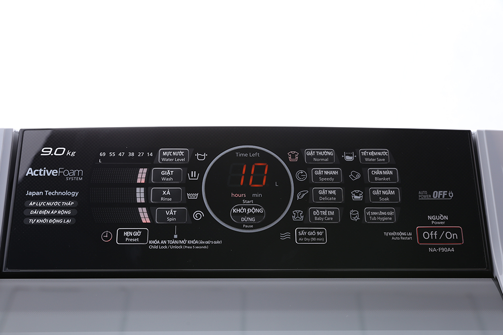 Hướng Dẫn Sử Dụng Bảng Điều Khiển Máy Giặt Panasonic Lồng Đứng