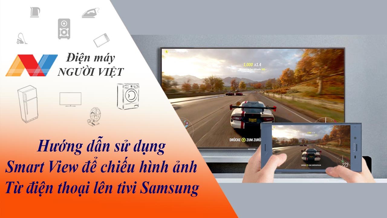 Hướng dẫn sử dụng Smart View để chiếu hình ảnh từ điện thoại lên tivi Samsung