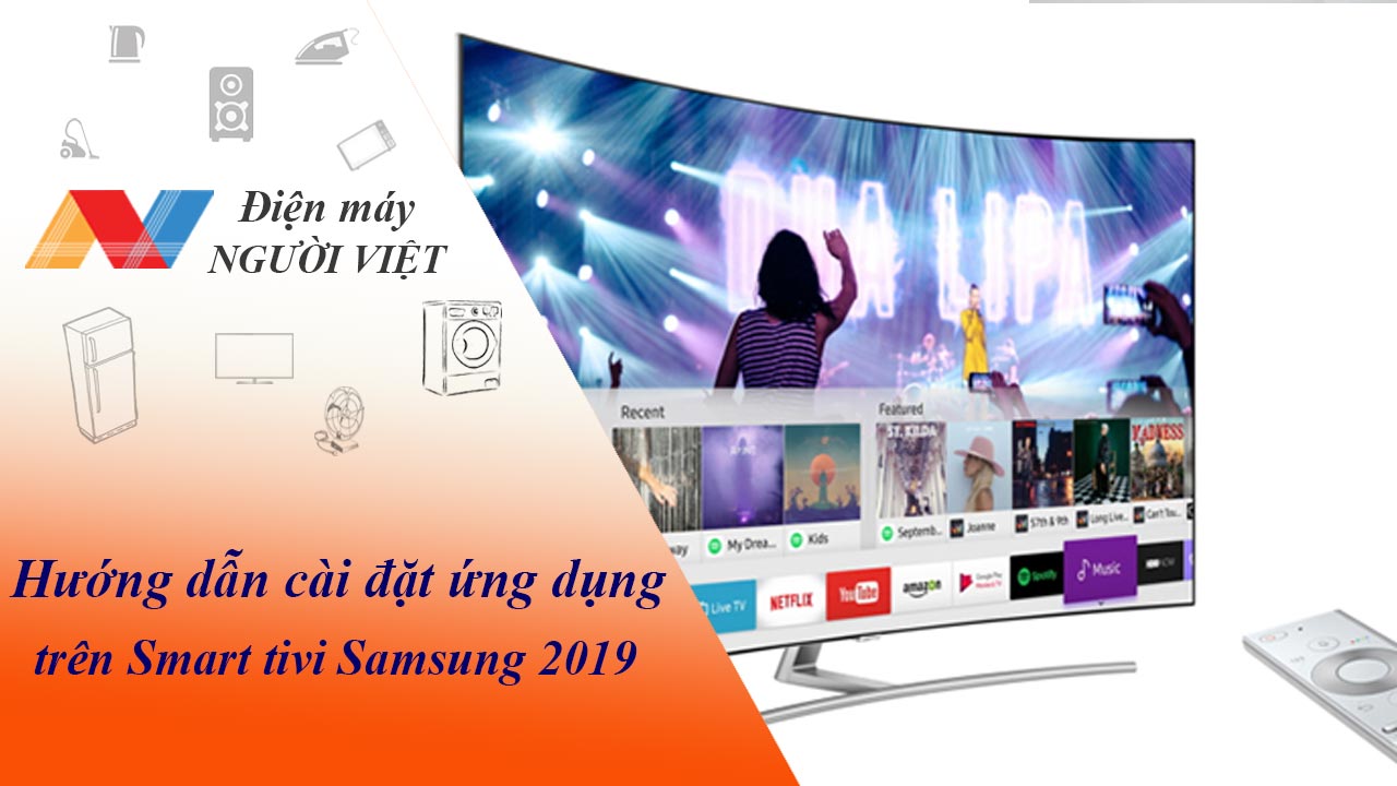 Hướng dẫn cài đặt ứng dụng trên Smart tivi Samsung 2019