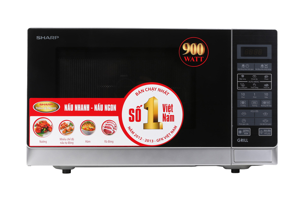 Lò vi sóng Sharp R-G572VN-S 25 lít có nướng
