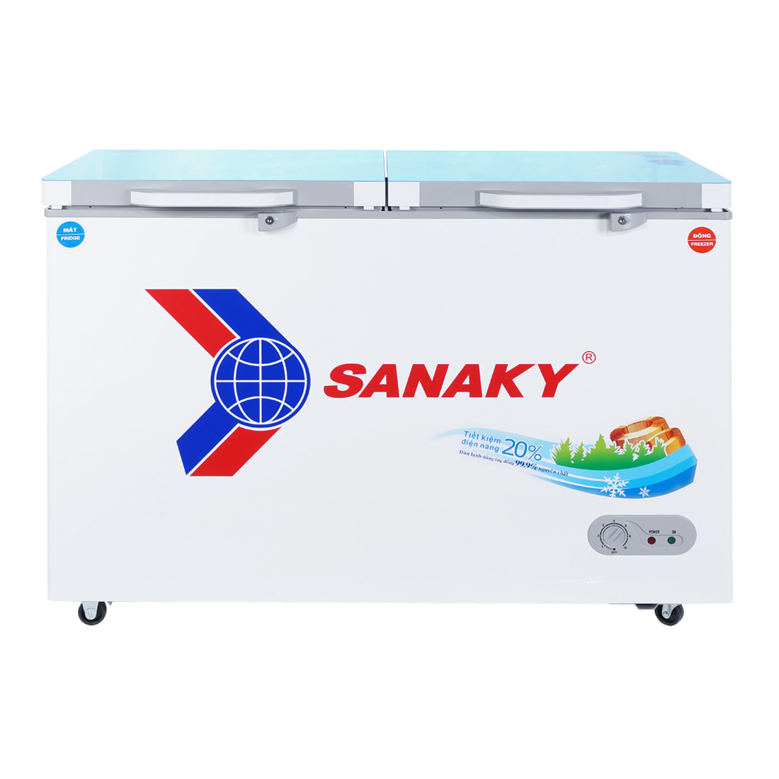 Tủ đông Sanaky VH-3699W2KD 2 chế độ 260 lít