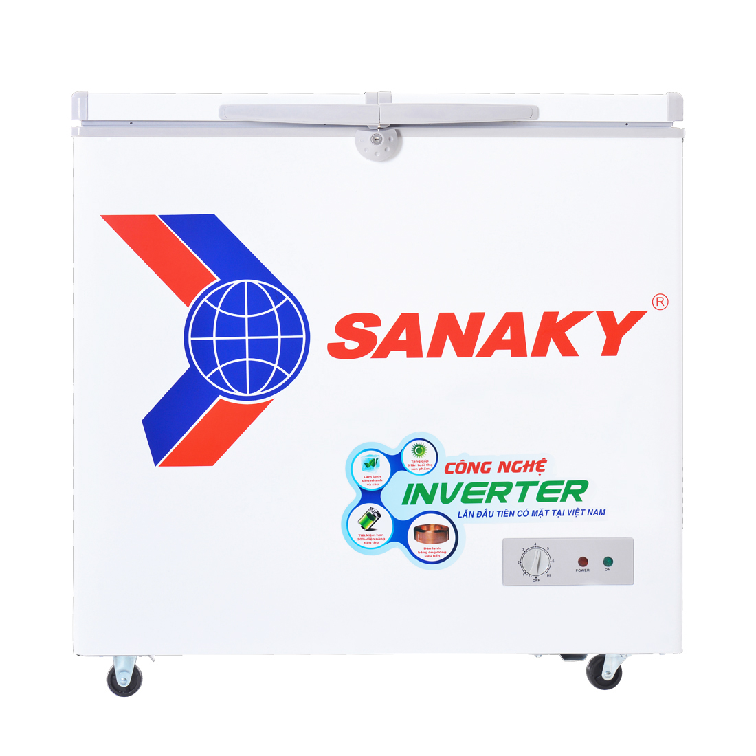 Tủ đông Sanaky VH-2599A3 inverter 1 chế độ 208 lít