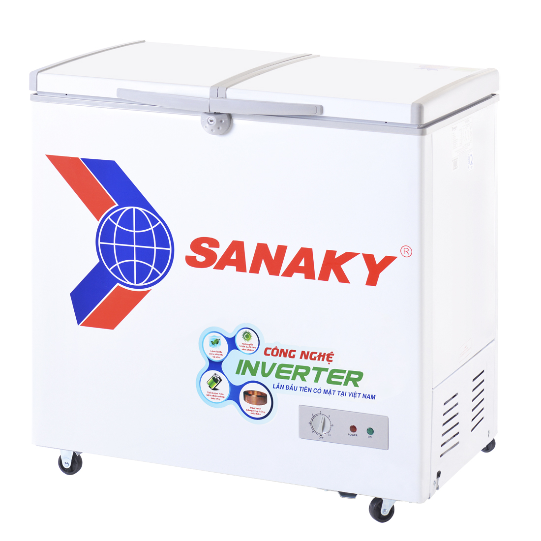 Tủ đông Sanaky VH-2599A3 inverter 1 chế độ 208 lít