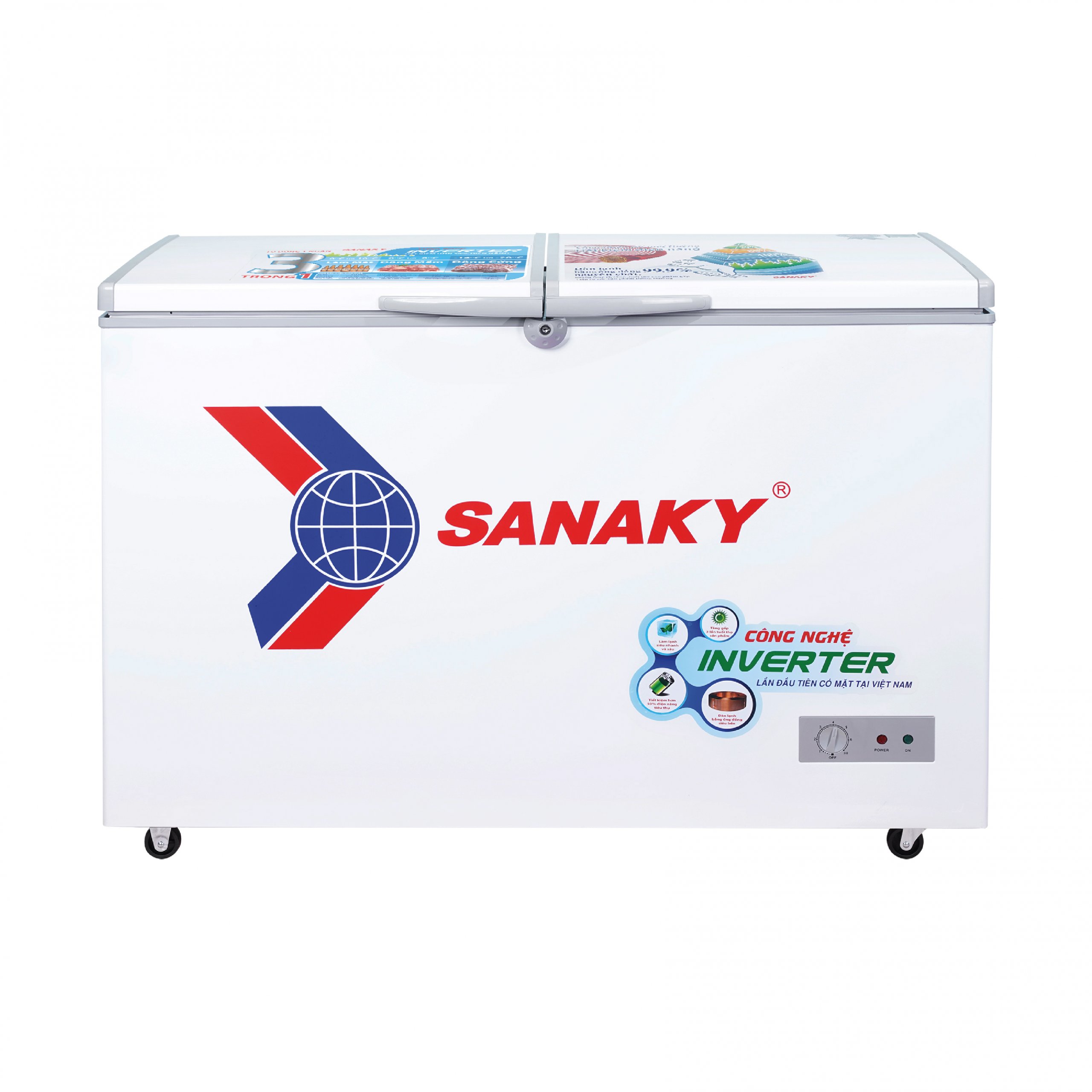 Tủ đông Sanaky VH-3699A3 inverter 1 chế độ 270 lít