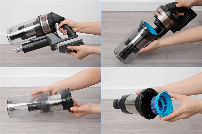 Máy hút bụi không dây Samsung VS15A60AGR7/SV 410W