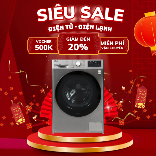 Máy giặt LG FV1410S4P inverter 10 kg