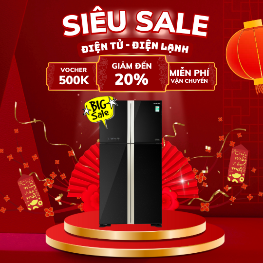 Tủ lạnh Hitachi R-FW650PGV8(GBK) inverter 509 lít