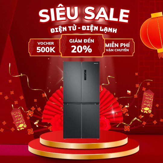 Tủ lạnh Samsung RF48A4000B4/SV inverter 488 lít