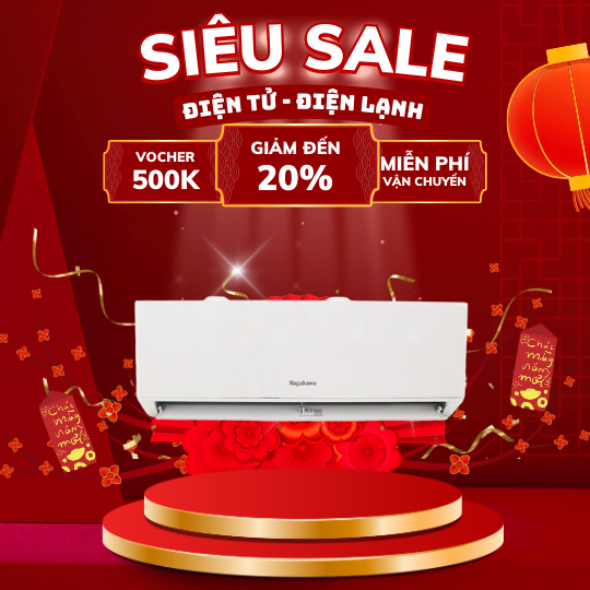 Điều hòa Nagakawa NS-C09R2T30 1 chiều 9000BTU