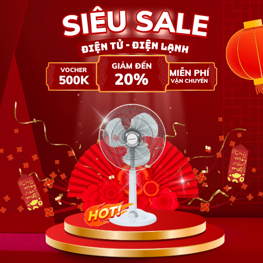 Quạt lửng Sharp PJ-L40RV-WH 50W
