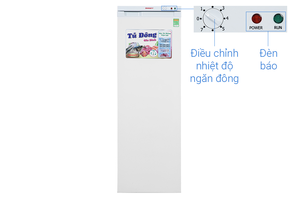 Tủ đông Sanaky VH-230VD3(T) inverter 213 lít
