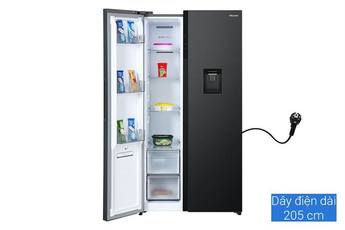 Tủ lạnh Hisense RS708N4EBND inverter 550 lít