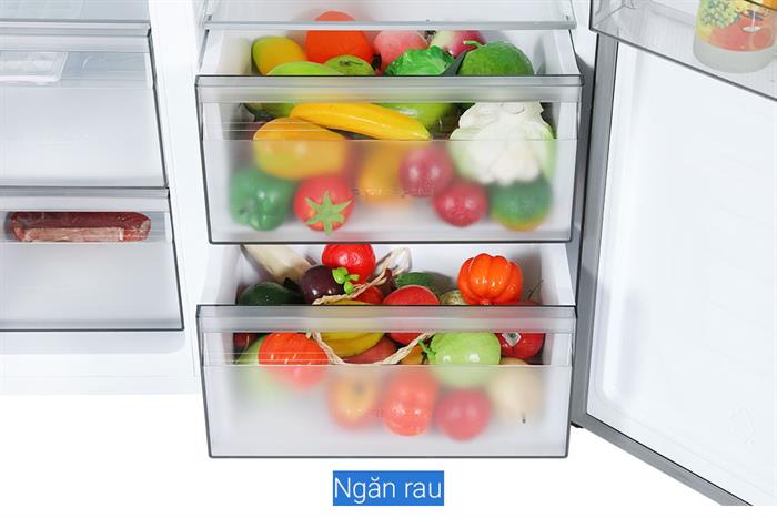 Tủ lạnh Hisense RS708N4EBND inverter 550 lít