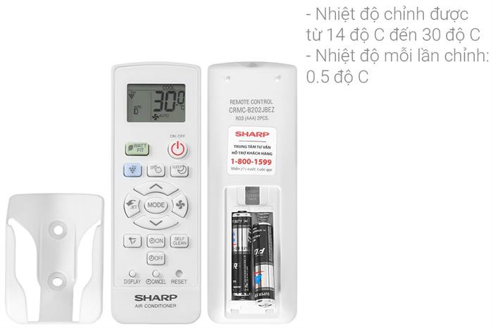 Điều hòa Sharp AH-XP13DSW 1 chiều inverter 12000BTU