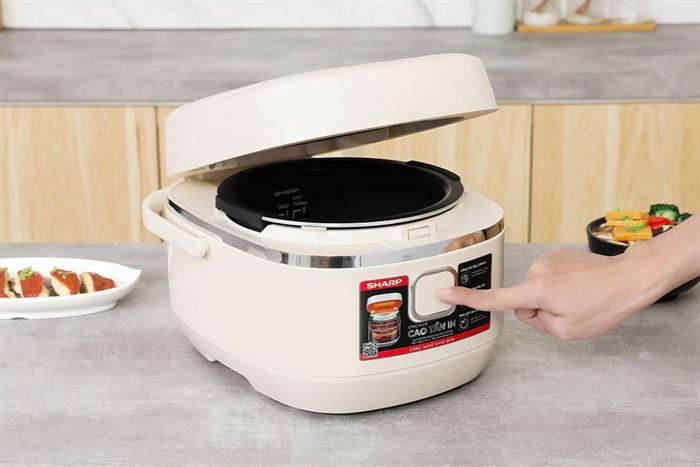 Nồi cơm cao tần Sharp KS-IH10IX-WH 1lít