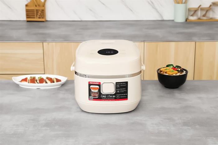Nồi cơm cao tần Sharp KS-IH10IX-WH 1lít