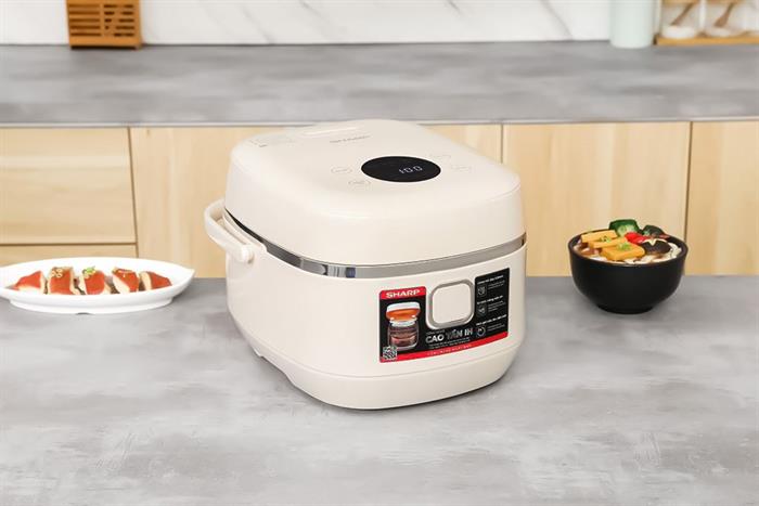Nồi cơm cao tần Sharp KS-IH10IX-WH 1lít