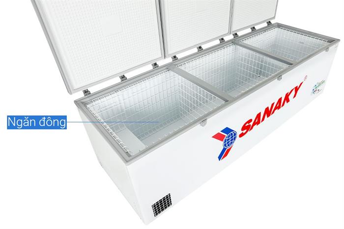 Tủ đông Sanaky VH-1799HY3 1 ngăn 3 chế độ inverter 1500 lít