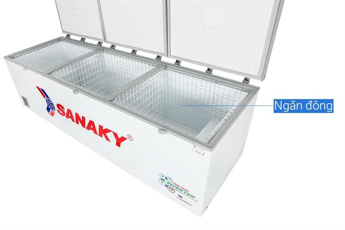 Tủ đông Sanaky VH-1799HY3 1 ngăn 3 chế độ inverter 1500 lít
