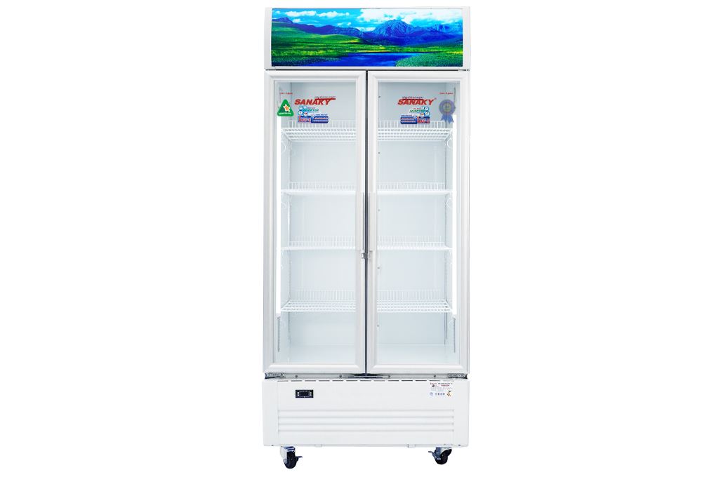 Tủ mát đứng Sanaky VH-8009HP3 inverter 2 cánh kính 700 lít