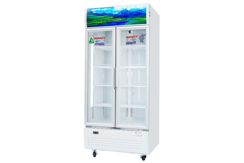 Tủ mát đứng Sanaky VH-8009HP3 inverter 2 cánh kính 700 lít