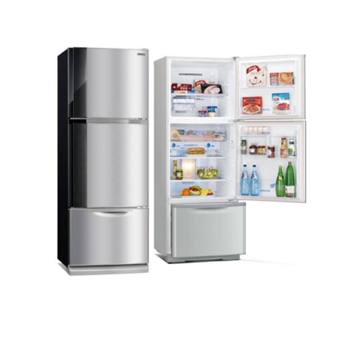 Tủ lạnh Mitsubishi MR-V50E-ST-V 418L, 3 cửa