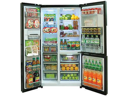 Tủ lạnh side by side Sharp SJ-CX903-RK inverter