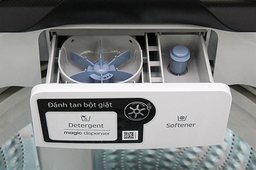 Máy giặt Samsung WA90J5710SG/SV lồng đứng 9kg