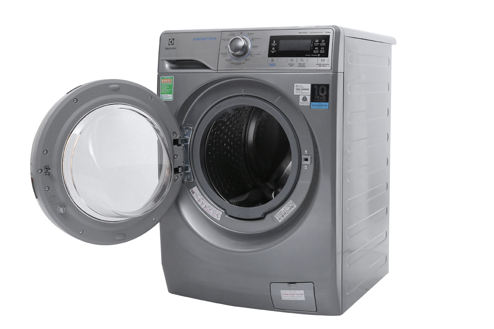 Máy Giặt Electrolux EWF12935S 9,5 Kg, Lồng Ngang (Xám bạc)