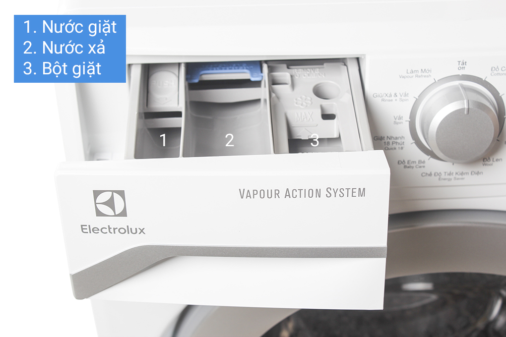Máy Giặt Electrolux EWF12853 8 Kg, Lồng Ngang