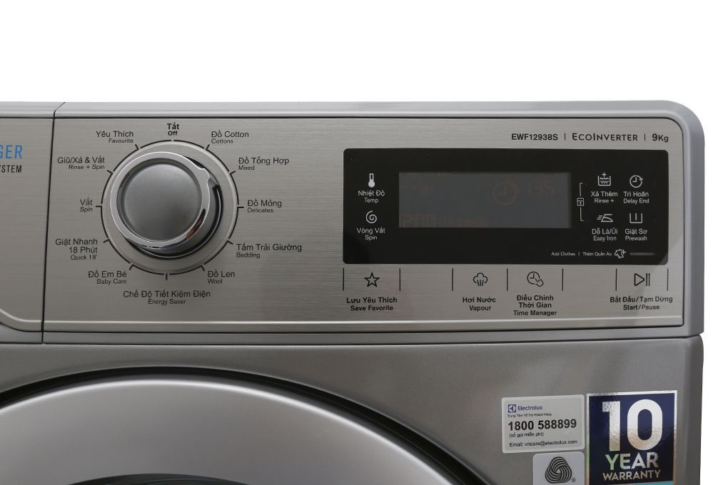 Máy giặt Electrolux 9 kg EWF12938S