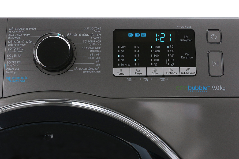 Máy giặt Samsung inverter 9 kg WW90K54E0UX/SV