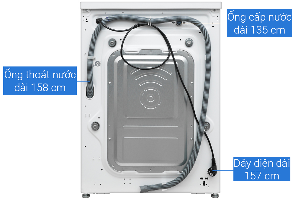 Máy giặt LG FM1209N6W inverter 9 kg